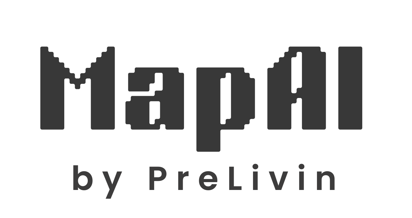 MapAI by PreLivin Logo